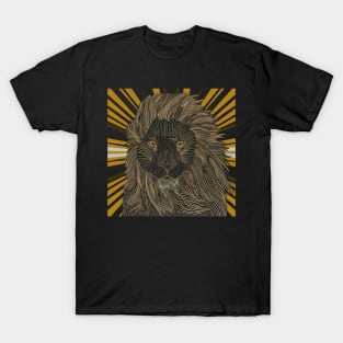 Male Lion Portrait | Big cat | African Gift Ideas T-Shirt